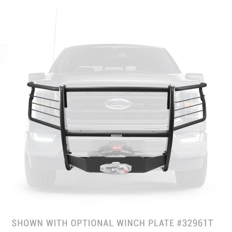 Ford F-150 Grille Guard - Front - Go Rhino - 3100 Series StepGuard - Textured Black - `18-`20